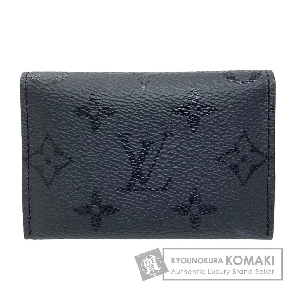 Louis Vuitton Portecarte Slim Card Case Wallet Monogram Midnight